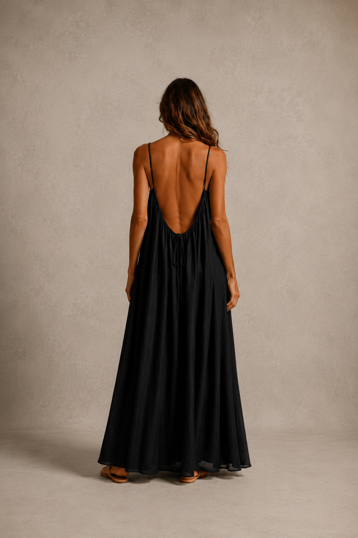 VESTIDO LARGO TIRANTES