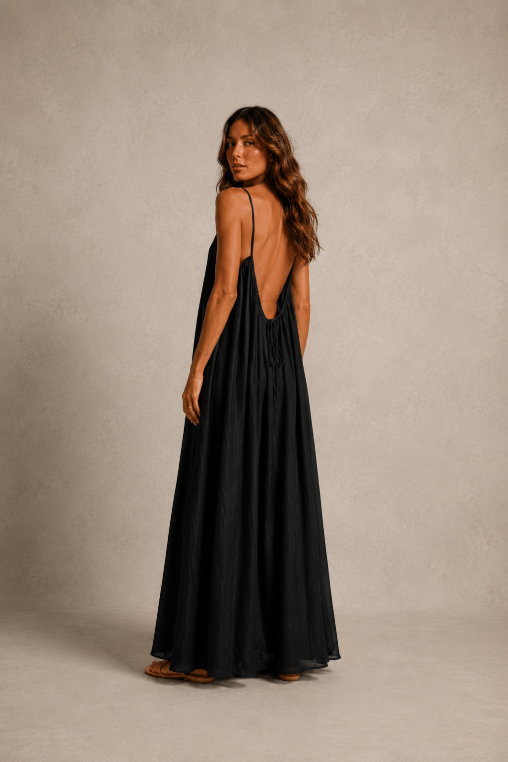 VESTIDO LARGO TIRANTES