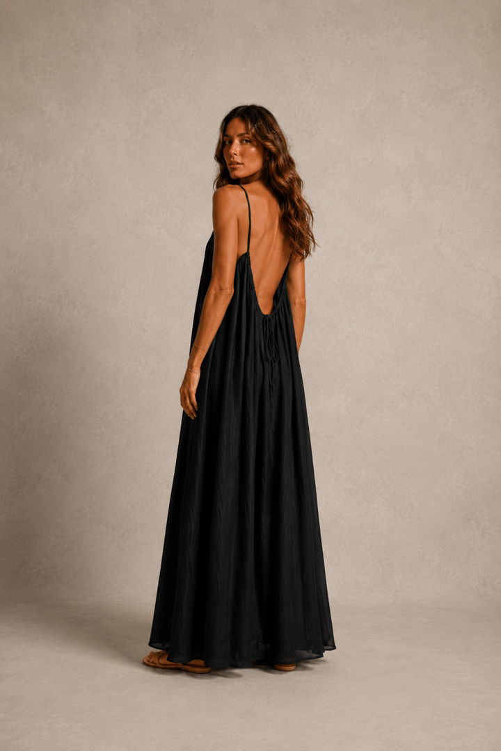VESTIDO LARGO TIRANTES